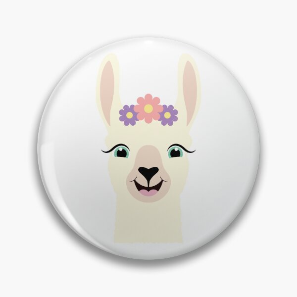 Item preview, Happy Cute Llama designed and sold by Captain Creative.