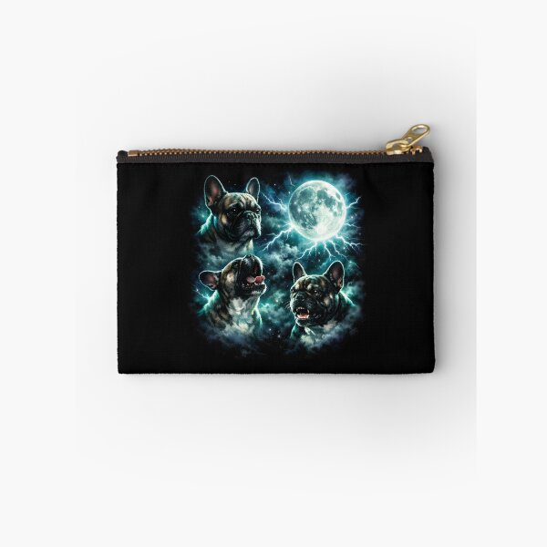 Item preview, French Bulldog Howling At The Moon 3 Frenchies Mystical Fantasy designed and sold by KLArtzStore.
