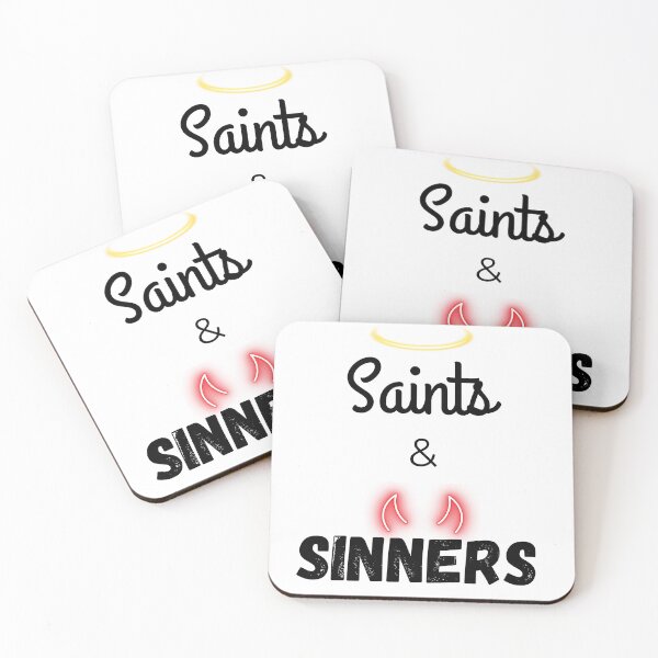 Item preview, Saints & Sinners – Angel and Devil Duality Design designed and sold by OutofOfficeWear.