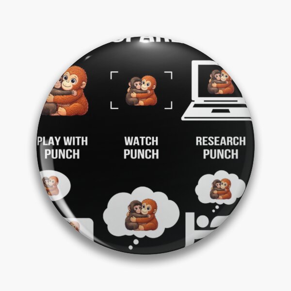 Item preview, Funny Things I Do In My Spare Time Thinking About Punch Monkeys designed and sold by AnsadoWinu.