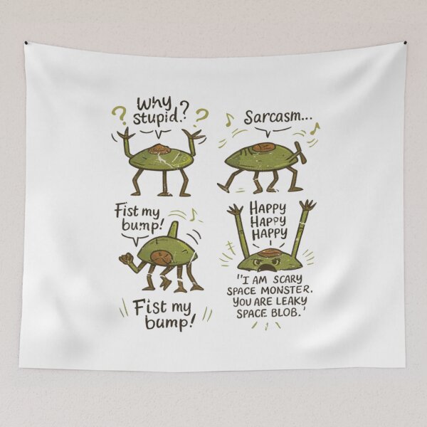 Item preview, Rocky Alien Project Hail Mary Fist My Bump Scary Space Monster Humorous designed and sold by AnsadoWinu.