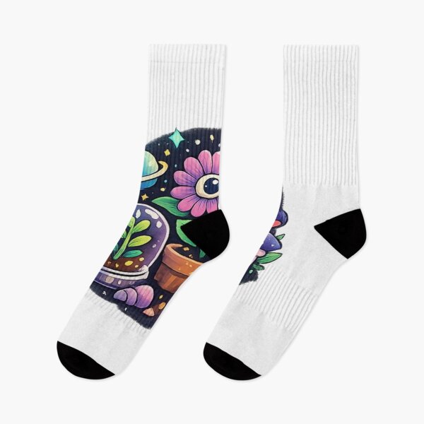 Item preview, Cosmic Vibes – Celestial Mushroom & Space Aesthetic Art designed and sold by OutofOfficeWear.