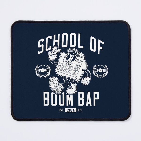Item preview, School of Boom Bap (White) designed and sold by analogdreamz.