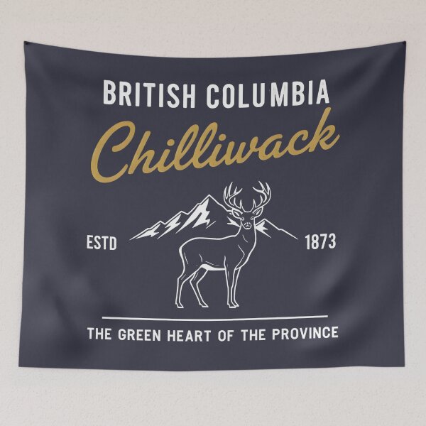 Item preview, Chilliwack BC Canada Landscape Pride Motto  designed and sold by HowToCanadian.