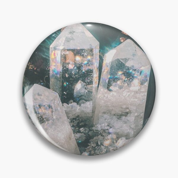 Item preview, Ethereal Crystal Trio Amid Flowers Artwork  designed and sold by NivyasArtistry.