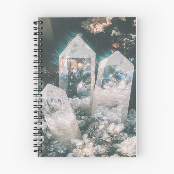 Item preview, Ethereal Crystal Trio Amid Flowers Artwork  designed and sold by NivyasArtistry.