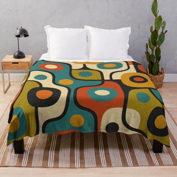 Item preview, Retro Mid Century Modern Abstract Pattern designed and sold by tonymagnerart.