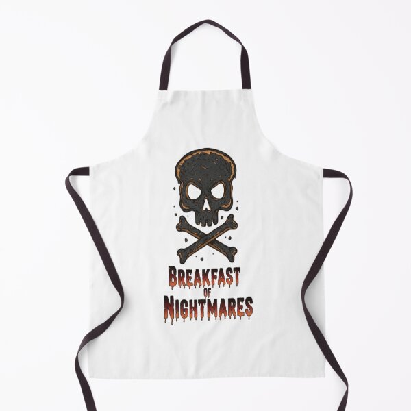 Item preview, Breakfast of Nightmares Skull & Toast Horror T-Shirt designed and sold by The Bad Club.