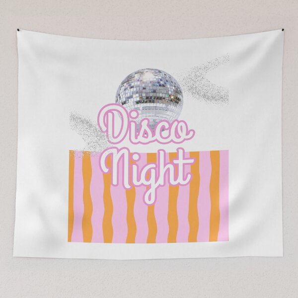 Item preview, Disco Night – Retro 70s Party Typography Design designed and sold by OutofOfficeWear.