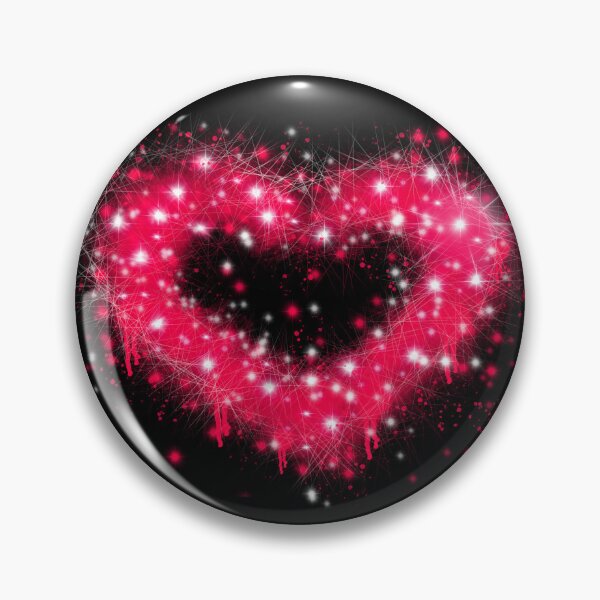 Artikelvorschau, Rosa-weißes Graffiti-Herzdesign mit funkelnden Sternen, abstraktes Valentinstagsmotiv entworfen und verkauft von hollycooper.