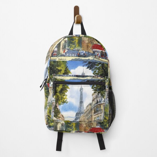 Item preview, View of the Eiffel Tower, Cafe in Paris, France designed and sold by Colibri77.