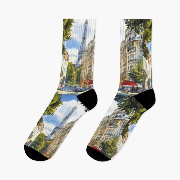 Item preview, View of the Eiffel Tower, Cafe in Paris, France designed and sold by Colibri77.