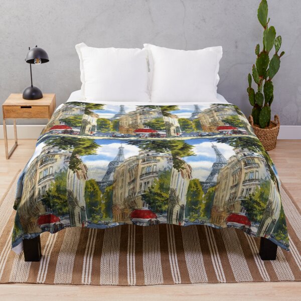 Item preview, View of the Eiffel Tower, Cafe in Paris, France designed and sold by Colibri77.