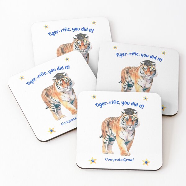 Item preview, Graduation Tiger-rific, you did it! Congrats Grad! designed and sold by MYCatStuff.