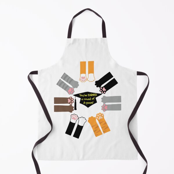 Item preview, Graduation You've Earned A Round of A-paws! designed and sold by MYCatStuff.