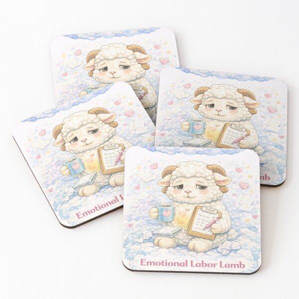 Item preview, Emotional Labor Lamb | Processing Your Feelings CareSheep Parody (Sheepism) designed and sold by Thpoar.
