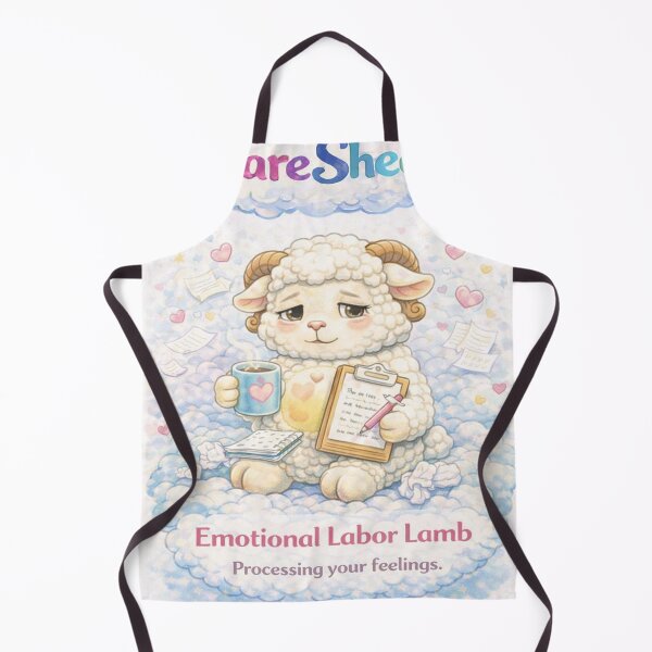 Item preview, Emotional Labor Lamb | Processing Your Feelings CareSheep Parody (Sheepism) designed and sold by Thpoar.