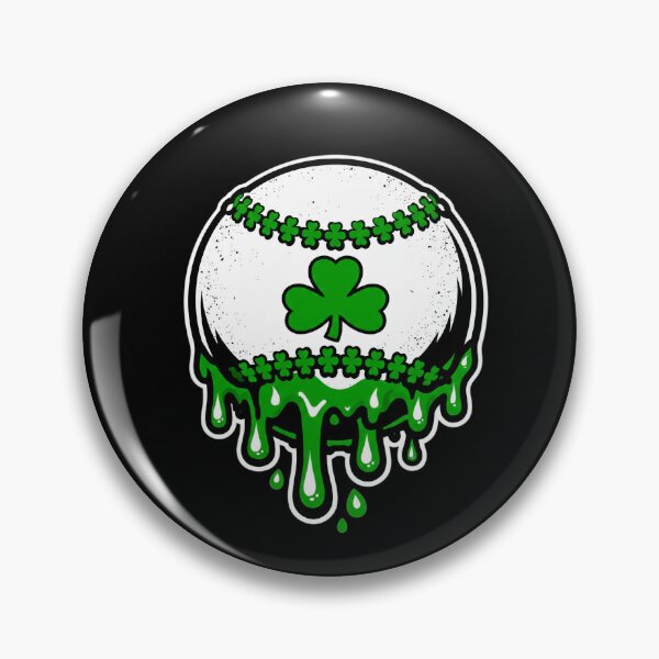 Artikelvorschau, St. Patrick's Day Kleeblatt Baseball Eiscreme Drip Jungen Kinder Männer entworfen und verkauft von clothesy7.