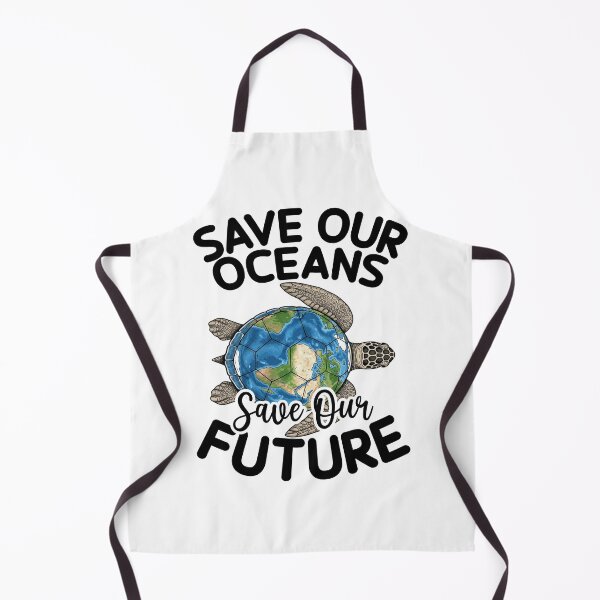 Item preview, Save Our Oceans – Sea Turtle Illustration, Environmental Motif, Ocean Conservation Design designed and sold by Frollein S Berlin.