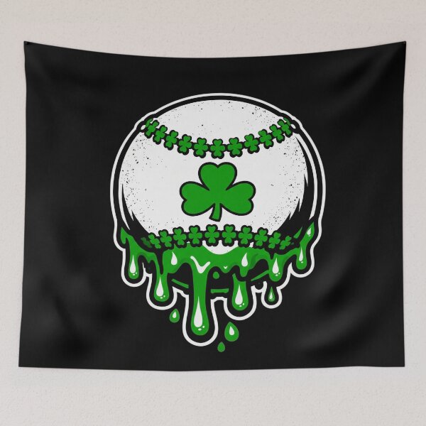 Item preview, St Patricks Day Shamrock Baseball Ice Cream Drip Boys Kids Men designed and sold by clothesy7.