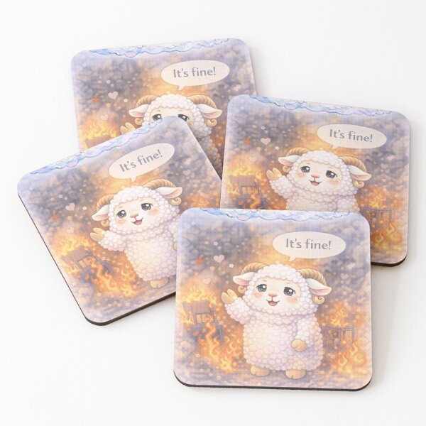 Item preview, Enabler Sheep | It’s Fine CareSheep Parody (Sheepism) designed and sold by Thpoar.