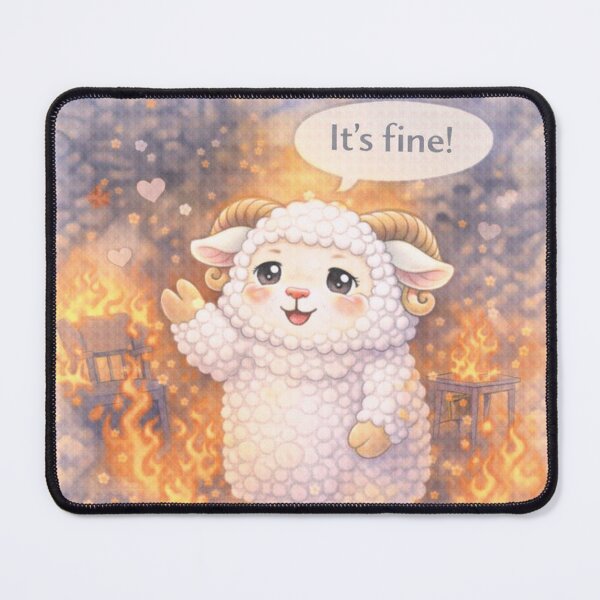 Item preview, Enabler Sheep | It’s Fine CareSheep Parody (Sheepism) designed and sold by Thpoar.