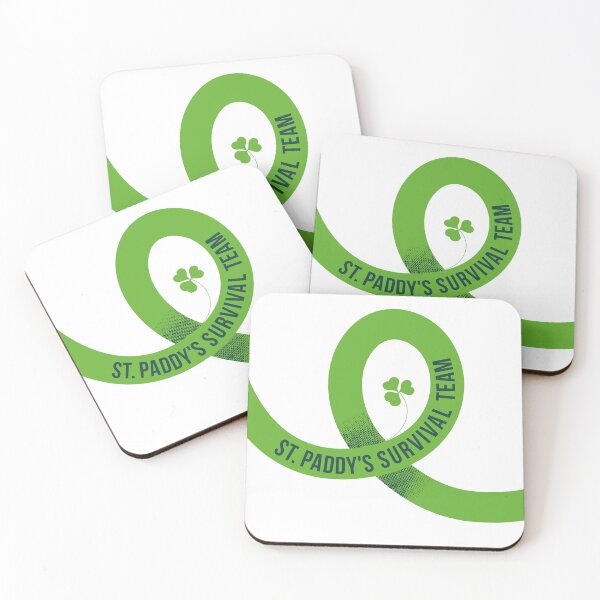 Item preview, St Paddys Survival Team 2026 – Irish Party Ribbon Badge Design designed and sold by PhokaPhokich.