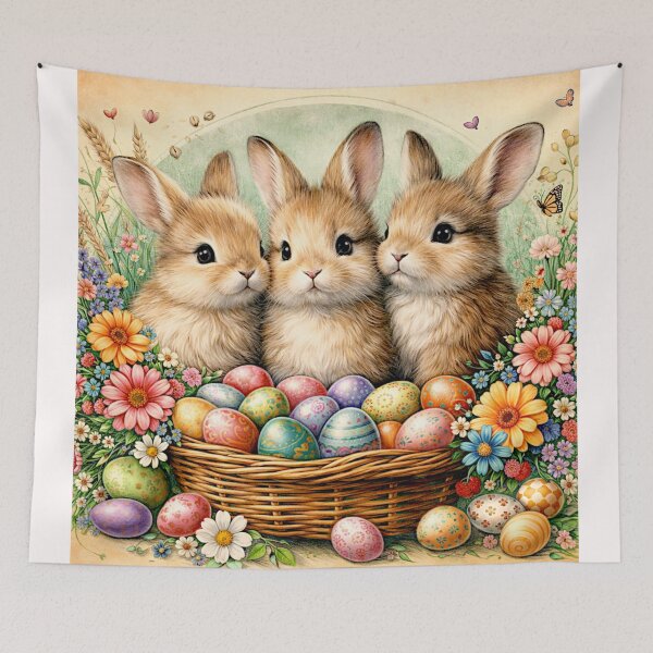 Item preview, Bunnies in the  Easter - Spring Harmony designed and sold by Helios Be. Lavsh.