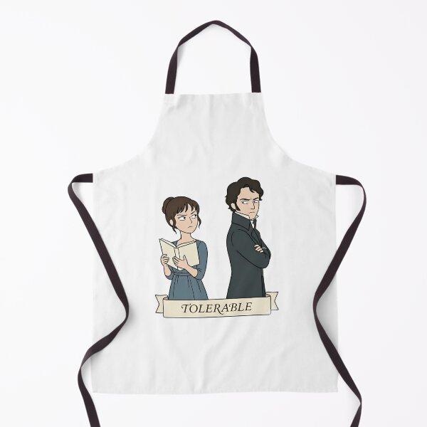 Item preview, Pride and Prejudice Tolerable Jane Austen Couple designed and sold by Fenay Designs.