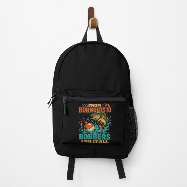 Item preview, From Burnouts To Bobbers Funny Fishing and Car Racing Lifestyle Fisherman Gearhead designed and sold by CarantinedChaos.