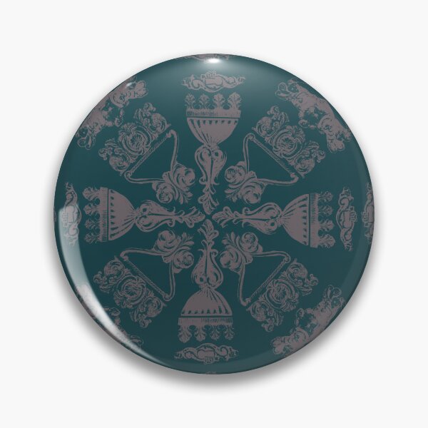 Item preview, Antique Furniture Decorations Radial Tan on Teal designed and sold by Digitalmyth's Designs.