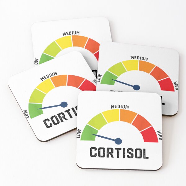Item preview, Low Cortisol Stress Level Gauge Mental Health Awareness Punch Monkey Aesthetic designed and sold by Gargamal.