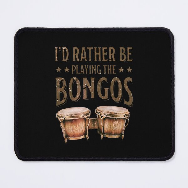 Item preview, I’d Rather Be Playing the Bongos – Vintage Bongo Drums designed and sold by SidTastic .