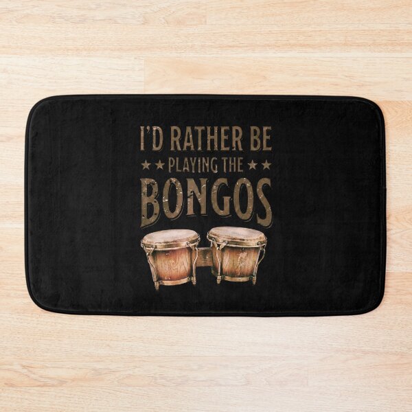 Item preview, I’d Rather Be Playing the Bongos – Vintage Bongo Drums designed and sold by SidTastic .