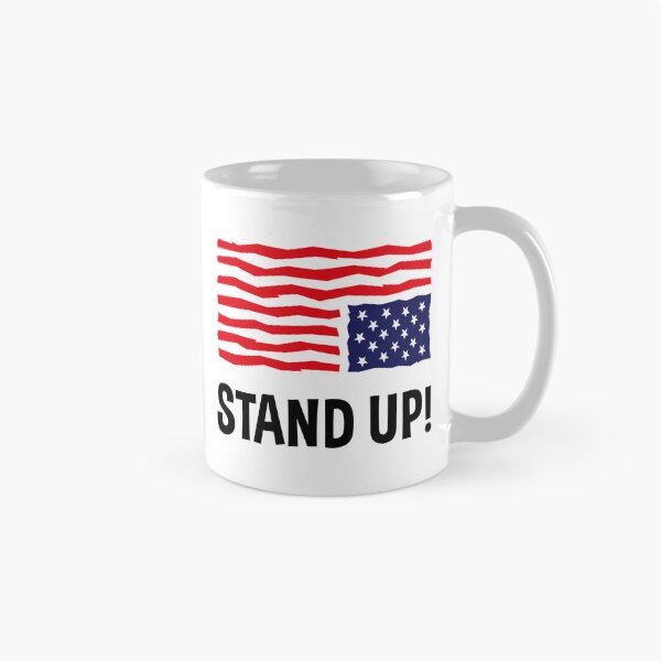 Item preview, Stand Up! (US Flag Upside Down) designed and sold by MrFaulbaum.