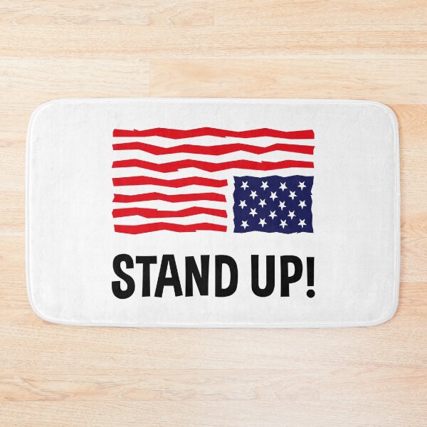 Item preview, Stand Up! (US Flag Upside Down) designed and sold by MrFaulbaum.