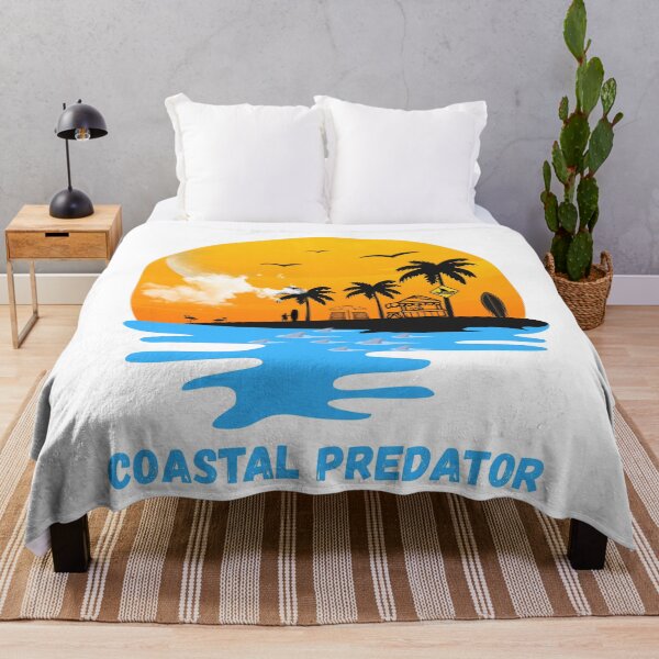Item preview, Coastal Predator Vintage Shark Retro Beach Ocean Wildlife Design designed and sold by KapiPrint.