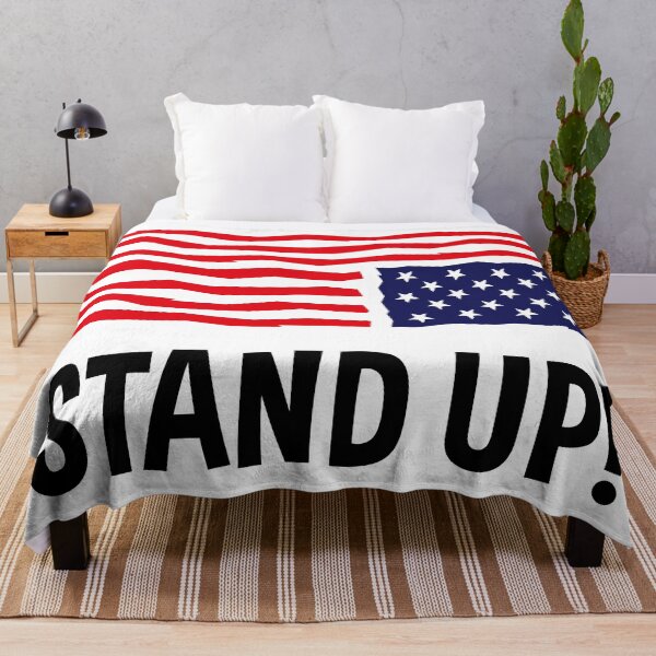 Item preview, Stand Up! (US Flag Upside Down) designed and sold by MrFaulbaum.