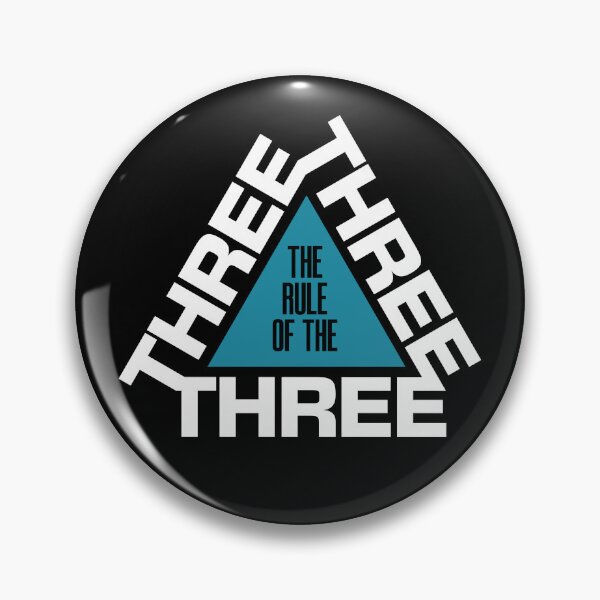 Item preview, The Rule of Three Raman Philosophy Geometric Triangle designed and sold by AnAzArt.