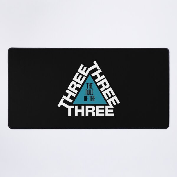 Item preview, The Rule of Three Raman Philosophy Geometric Triangle designed and sold by AnAzArt.