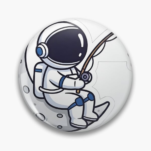 Item preview, Astronaut Fishing For Stars On The Moon designed and sold by RickyStick.