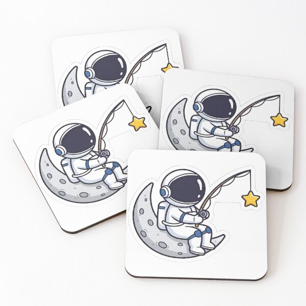 Item preview, Astronaut Fishing For Stars On The Moon designed and sold by RickyStick.