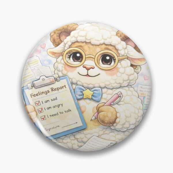 Item preview, Feelings Compliance Sheep | Emotional Needs Report CareSheep Parody (Sheepism) designed and sold by Thpoar.