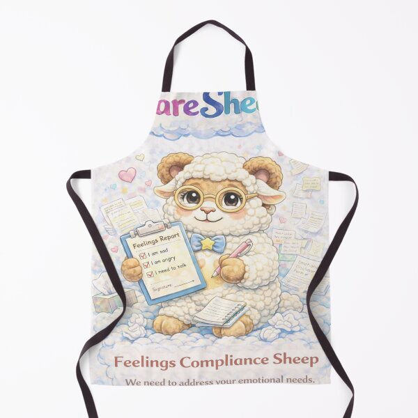Item preview, Feelings Compliance Sheep | Emotional Needs Report CareSheep Parody (Sheepism) designed and sold by Thpoar.
