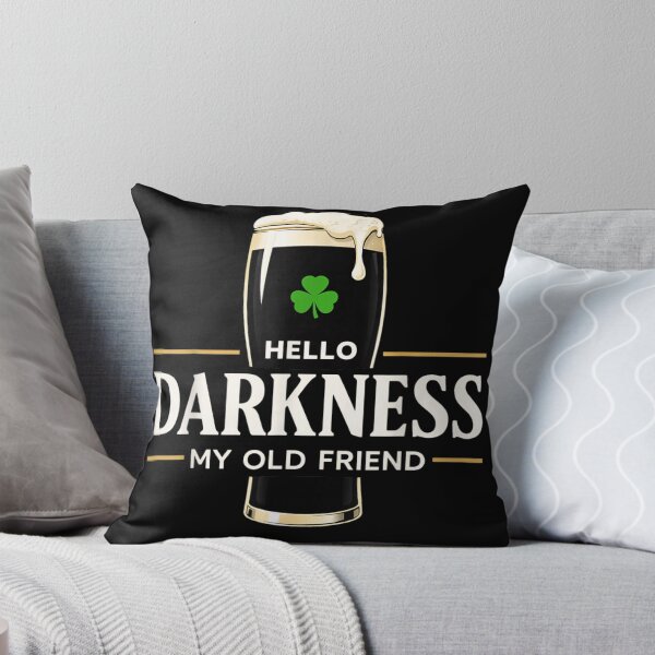 Item preview, Hello Darkness My Old Friend Irish Stout Beer Punch Monkey Mood Art designed and sold by Gargamal.