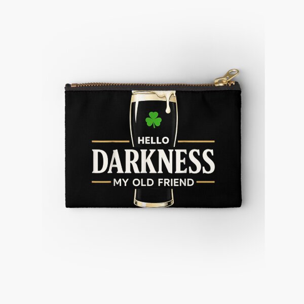 Item preview, Hello Darkness My Old Friend Irish Stout Beer Punch Monkey Mood Art designed and sold by Gargamal.