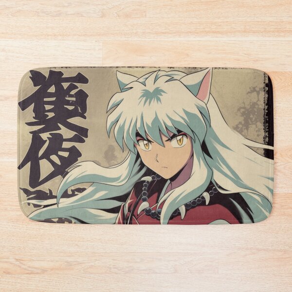 Item preview, Inuyasha Giga Chad Warned Poster  designed and sold by AnimeArsenalPrints.