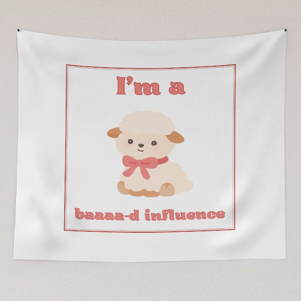 Item preview, I’m a Baaa-d Influence – Funny Sheep Pun Shirt designed and sold by Mouad-Doadi.