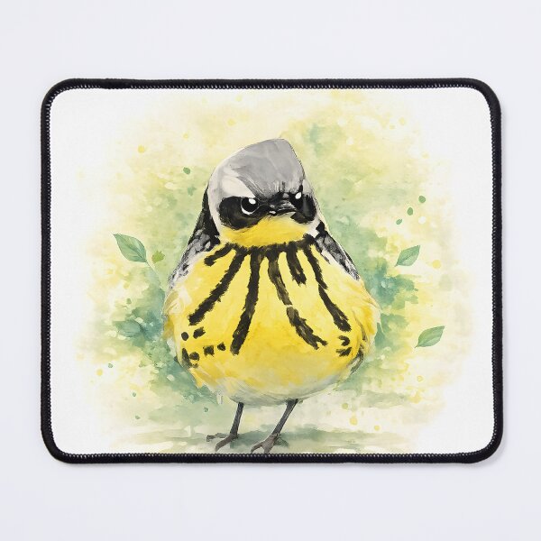 Item preview, Golden Warbler – Moody Watercolor Bird Illustration designed and sold by blankTeeShirt.