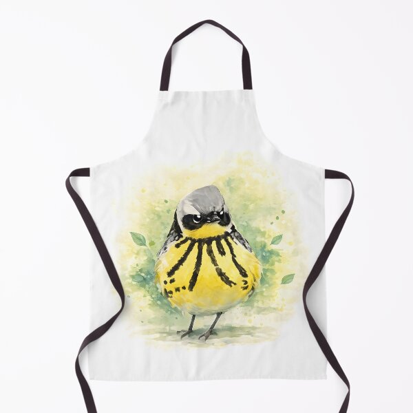 Item preview, Golden Warbler – Moody Watercolor Bird Illustration designed and sold by blankTeeShirt.